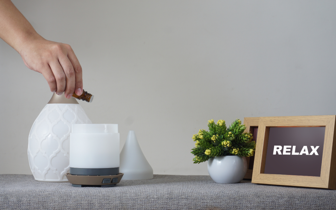 blending essential oils for the diffuser